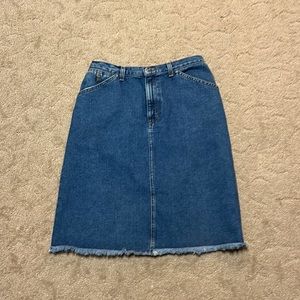 Women’s midi Jean skirt